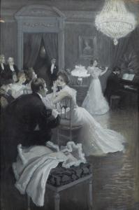 GAUSE Wilhelm 1853-1916,The Recital,Shapiro Auctions US 2020-11-07