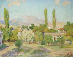 GAUSH Alexandre Fedorovich 1873-1947,Crimean landscape,Bonhams GB 2014-06-04