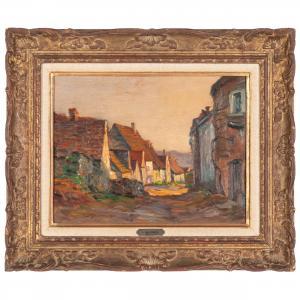 GAUSSON Leo 1860-1944,A Courpieres, Aisne,1910,Wannenes Art Auctions IT 2023-12-11
