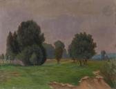 GAUSSON Leo 1860-1944,Paysage,1891,Ader FR 2019-04-10