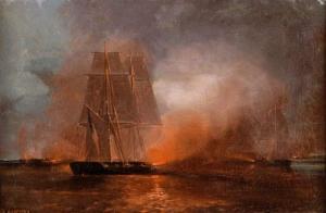 GAUTHERIN Édouard,Bataille navale,1848,Mercier & Cie FR 2008-05-04