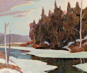 GAUTHIER Joachim George 1897-1988,Early April, Haliburton,Walker's CA 2015-12-03