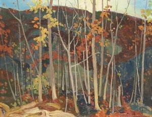 GAUTHIER Joachim George 1897-1988,Evening Woodland, Near Barry's Bay,1960,Levis CA 2024-04-21