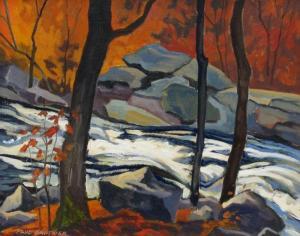 Gauthier Paul F 1937,RAPIDS ON THE OXTONGUE RIVER,Hodgins CA 2012-11-26