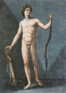 GAUTIER D'AGOTY Jacques Fabien 1710-1781,Venus and Apollo,1773,Swann Galleries US 2017-11-02