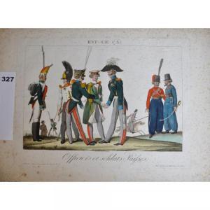 GAUTIER D'AGOTY Jean Baptiste,est-ce ça? officiers et soldats Russes,1814,Herbette 2020-10-08
