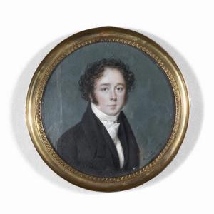 GAUTIER D'AGOTY Pierre Édouard 1775-1871,Portrait présumé de Monsieur Sawton, (d'après u,1820,Tajan 2008-03-26