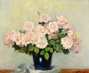 GAUTIER Rene Georges 1887-1969,a still life of pink flowers,John Nicholson GB 2021-03-24