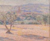 GAUZY Jeanne L 1886-1968,Paysage de Provence,Ruellan FR 2021-06-12