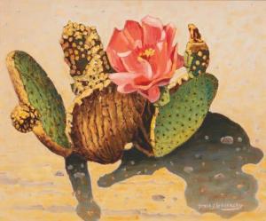 GAVENCKY Frank 1888-1966,Small blooming prickly pear,John Moran Auctioneers US 2021-05-25