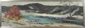 GAVIK Tage 1914-1981,Snowy landscape,Twents Veilinghuis NL 2016-01-09