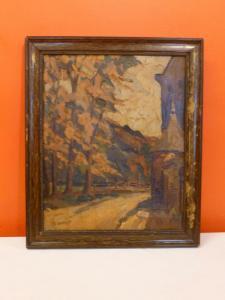 GAVRAY Marcel,Huile sur toile signée M. Gavray Paysage,Legros BE 2013-06-20