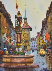 GAVRILOV Modest 1966,Street of Bern, Switzerland,Aspire Auction US 2010-05-14