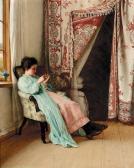 GAVRILOVICH SUKHOROVSKII Martselli 1840-1908,Young Woman in her Room,1897,Christie's GB 2001-11-21