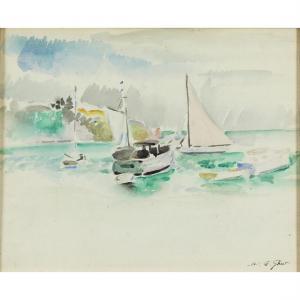 GAW WILLIAM ALEXANDER 1891-1973,Sailboats,Clars Auction Gallery US 2022-07-17