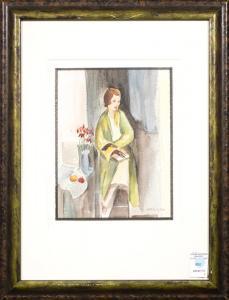 GAW WILLIAM ALEXANDER 1891-1973,Seated Lady,Clars Auction Gallery US 2023-04-15