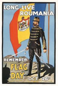 GAWTHORN Henry George 1879-1941,Long Live Roumania - Remember Flag Day.Octob,1916,Millon & Associés 2020-02-26