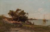 GAY Edward B 1837-1928,On the Shore,1883,Shannon's US 2017-10-26