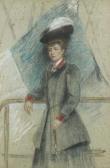 GAY Elisabeth 1907,portrait de femme,Osenat FR 2007-05-13