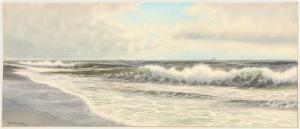 GAY George Howell 1858-1931,''Surf Off Southampton, L.I.'',South Bay US 2023-01-28