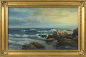 GAY George Howell 1858-1914,Evening on the coast,Eldred's US 2017-04-06