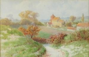GAYE Howard 1849-1925,Church in a Field,Simon Chorley Art & Antiques GB 2016-05-24