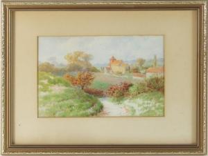 GAYE Howard 1849-1925,Church in a Field,Simon Chorley Art & Antiques GB 2016-07-19