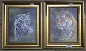 GAYFORD Stephen 1954,Tigers,Rowley Fine Art Auctioneers GB 2018-07-21