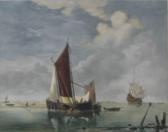 GAYMARD Antoine 1800-1900,Coastal Scene with Ships,Rachel Davis US 2010-05-08