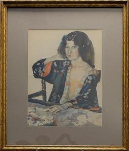 GAYOSO Kenneth 1883-1950,Portrait of a young woman,Eldred's US 2014-07-17