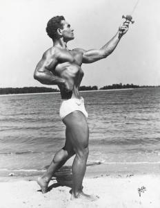 GEBHARDT ROBERT 1950,images of award-winning bodybuilder Val Posqua,1950,Swann Galleries 2012-04-04