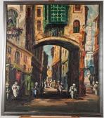 GECHTOFF Leonid 1883-1941,Street in Cairo,Everard & Company US 2009-07-02