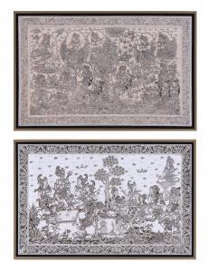GEDE MAHENDRA YASA 1967,Kematian Sita (Sacrifice of Sita) and Permainan Da,2016,Bonhams 2018-03-29