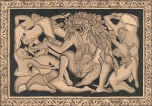 GEDE RAKA GUSTI,Mythological Erotic Scene,Borobudur ID 2011-10-22