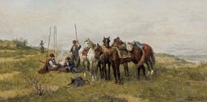 GEDLEK Ludwig 1847-1904,COSSACKS,1880,Agra-Art PL 2019-06-16