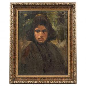 GEDOVIUS Germán 1867-1937,RETRATO DE DAMA,1904,Morton Subastas MX 2021-04-14