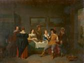 GEEDTS Josse Pierre 1770-1834,Banquet galant,1829,Mercier & Cie FR 2013-10-13