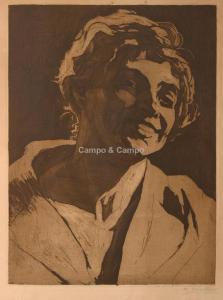GEERTSEN HENDRIK 1892-1969,Femme en riant,Campo & Campo BE 2017-10-21