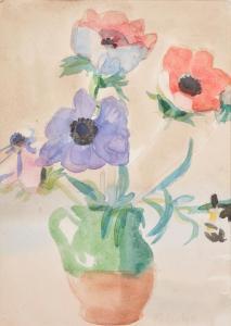 GEHR Ferdinand 1896-1996,Mohnblumen im Krug,1948,Beurret Bailly Widmer Auctions CH 2023-11-08