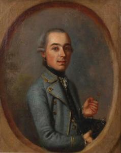 GEIGER Caspar Augustin,Geiger, Bildnis Dr. Johann Philipp Wolff Halbportr,1747,Mehlis 2017-08-24