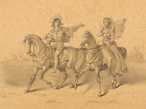 GEIGER Peter Johann Nepomuk 1805-1880,Gretchen und Faust,c.1840,Auctionata DE 2017-01-16
