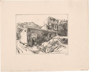 GEIGER Willi 1878-1971,Spanisches Haus,1927,Galerie Bassenge DE 2022-06-03