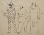 GEISER Karl 1898-1957,Drei Clowns,Schuler CH 2011-03-14