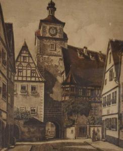 GEISSENDORFER ERNST 1908-1993,Weisser Turm,Clevedon Salerooms GB 2024-02-01