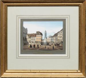 GEISSLER Robert 1819-1893,Marktplatz u. Weenderstrasse,Schloss DE 2021-05-14