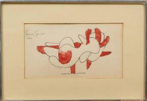 GEIST Sidney 1914-2005,Abstract Form,1960,Neal Auction Company US 2022-01-29