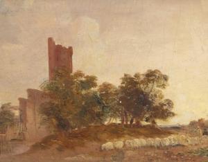 GELDART Joseph 1808-1882,Caister Castle,Keys GB 2020-10-30