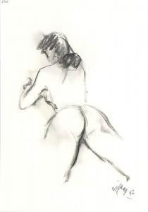 GELENG Rinaldo 1920-2003,Nudo femminile di schiena,1997,Bertolami Fine Arts IT 2023-06-23