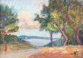 GELINET Marcel 1895-1984,Arbres en bord de mer,Millon & Associés FR 2021-03-04