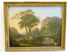 GELISSEN Maximilien Lambert 1786-1867,Paysage à l'antique,Rops BE 2021-06-06